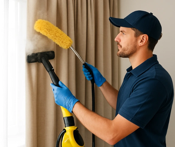 Trusted residential curtain cleaning technician Matty Curtain Cleaning collaroy-nsw QLD